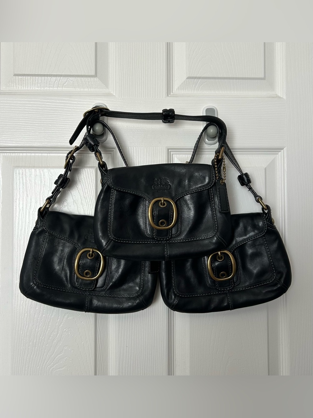 Vintage Coach Bleecker Legacy Tattersall Shoulder Bag